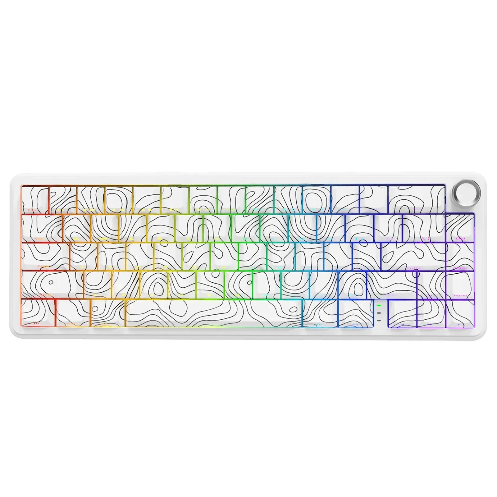 Attack Shark X65 PRO HE Tri-mode Blanc RGB
